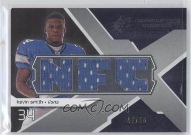 2008 SPx - Rookie Winning Materials - Triple Jersey Conference Letters #RM-KS - Kevin Smith /50