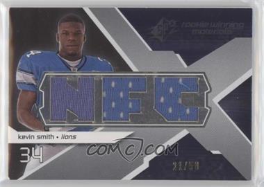 2008 SPx - Rookie Winning Materials - Triple Jersey Conference Letters #RM-KS - Kevin Smith /50