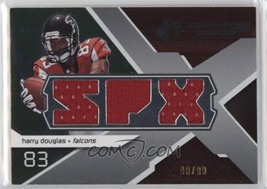 2008 SPx - Rookie Winning Materials - Triple Jersey SPX Letters Numbered to 99 #RM-HD - Harry Douglas /99