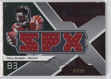 2008 SPx - Rookie Winning Materials - Triple Jersey SPX Letters Numbered to 99 #RM-HD - Harry Douglas /99