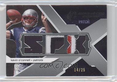 2008 SPx - Rookie Winning Materials - Triple Patch SPX Letters #RM-KO - Kevin O'Connell /25