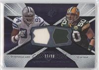 DeMarcus Ware, A.J. Hawk [EX to NM] #/99