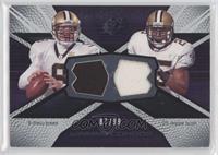 Drew Brees, Reggie Bush [EX to NM] #/99