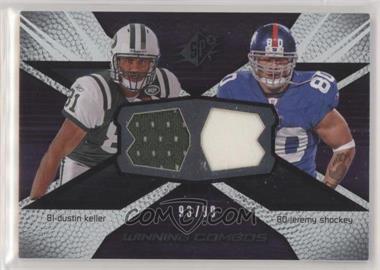 2008 SPx - Winning Combos - Numbered to 99 #WC34 - Dustin Keller, Jeremy Shockey /99
