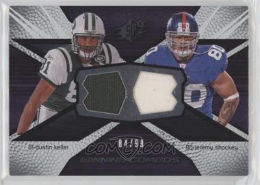 2008 SPx - Winning Combos - Numbered to 99 #WC34 - Dustin Keller, Jeremy Shockey /99