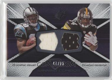 2008 SPx - Winning Combos - Numbered to 99 #WC47 - Jonathan Stewart, Rashard Mendenhall /99