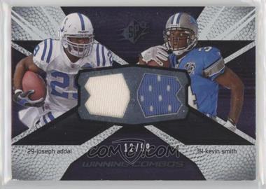 2008 SPx - Winning Combos - Numbered to 99 #WC49 - Joseph Addai, Kevin Smith /99