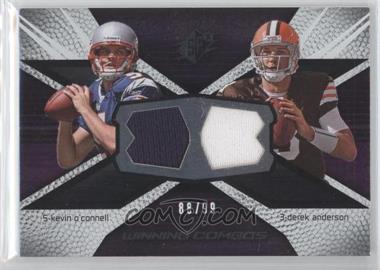 2008 SPx - Winning Combos - Numbered to 99 #WC5 - Kevin O'Connell, Derek Anderson /99