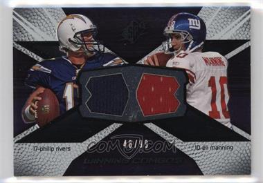 2008 SPx - Winning Combos - Numbered to 99 #WC70 - Philip Rivers, Eli Manning /99