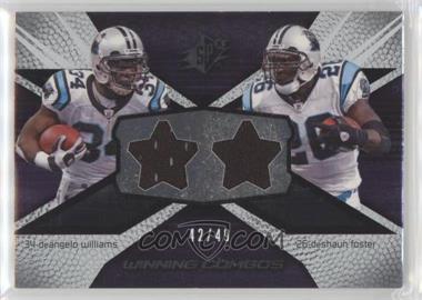 2008 SPx - Winning Combos - Stars #WC25 - DeAngelo Williams, DeShaun Foster /49