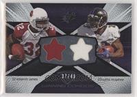 Edgerrin James, Willis McGahee [EX to NM] #/49