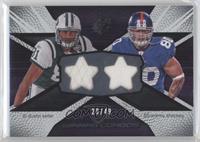 Dustin Keller, Jeremy Shockey #/49