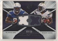 Antonio Gates, Darren Sproles #/25