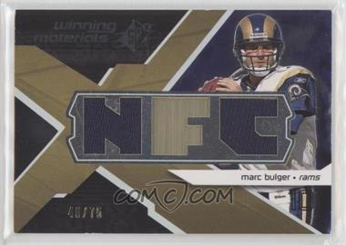 2008 SPx - Winning Materials - Dual Jersey Conference Letters #WM-BU - Marc Bulger /75