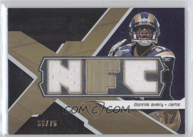 2008 SPx - Winning Materials - Dual Jersey Conference Letters #WM-DA - Donnie Avery /75