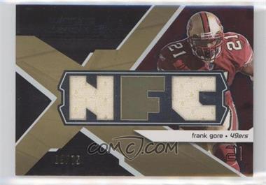 2008 SPx - Winning Materials - Dual Jersey Conference Letters #WM-FG - Frank Gore /75