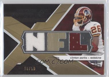 2008 SPx - Winning Materials - Dual Jersey NFL Letters #WM-CP - Clinton Portis /50