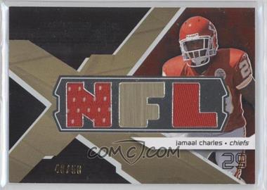 2008 SPx - Winning Materials - Dual Jersey NFL Letters #WM-JC - Jamaal Charles /50