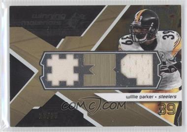 2008 SPx - Winning Materials - Dual Jersey Player Jersey Numbers #WM-WP - Willie Parker /25