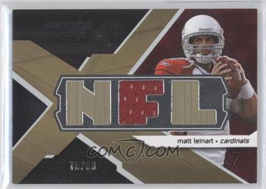 2008 SPx - Winning Materials - Single Jersey NFL Letters #WM-LE - Matt Leinart /99