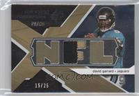 David Garrard #/25