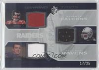 Matt Ryan, Joe Flacco, JaMarcus Russell #/25