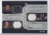 Joe Flacco, Felix Jones, Jordy Nelson #/49