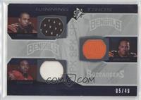 Andre Caldwell, Dexter Jackson, Jerome Simpson [Noted] #/49