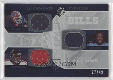 2008 SPx - Winning Trios - Numbered to 49 #WT29 - Marshawn Lynch, Jerious Norwood, Chris Johnson /49