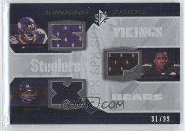 2008 SPx - Winning Trios #WT1 - Adrian Peterson, Gale Sayers, Rashard Mendenhall /99