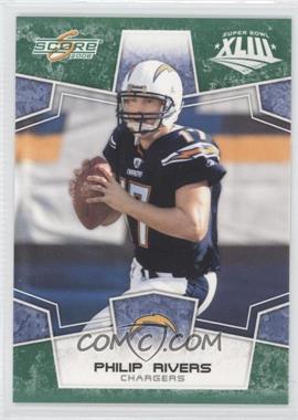 2008 Score - [Base] - Factory Set Green #259 - Philip Rivers