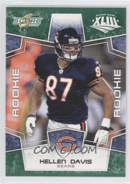 2008 Score - [Base] - Factory Set Green #410 - Rookie - Kellen Davis