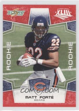 2008 Score - [Base] - Factory Set Red #365 - Rookie - Matt Forte