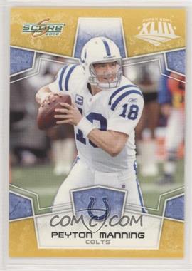 2008 Score - [Base] - Factory Set Yellow #127 - Peyton Manning