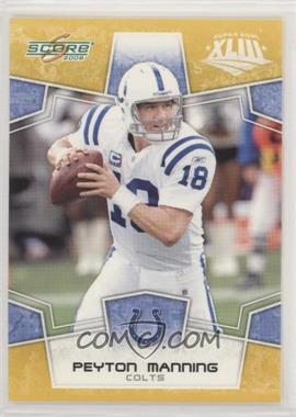 2008 Score - [Base] - Factory Set Yellow #127 - Peyton Manning