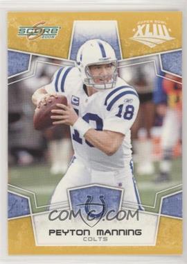 2008 Score - [Base] - Factory Set Yellow #127 - Peyton Manning