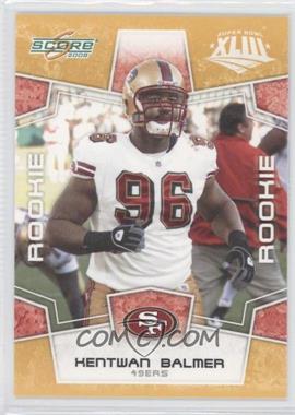 2008 Score - [Base] - Factory Set Yellow #352 - Rookie - Kentwan Balmer