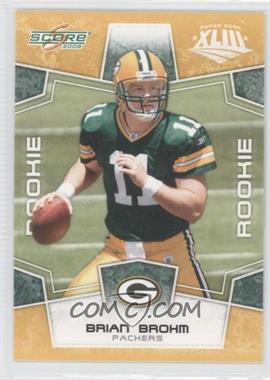 2008 Score - [Base] - Factory Set Yellow #375 - Rookie - Brian Brohm