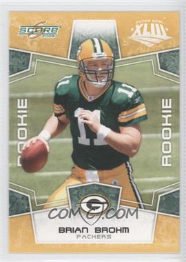 2008 Score - [Base] - Factory Set Yellow #375 - Rookie - Brian Brohm