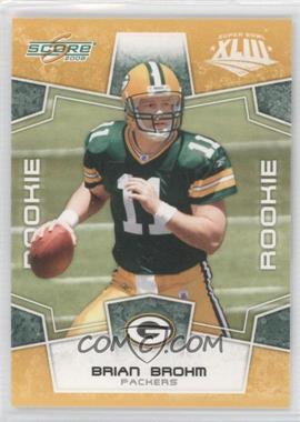 2008 Score - [Base] - Factory Set Yellow #375 - Rookie - Brian Brohm