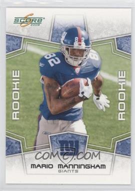 2008 Score - [Base] - Glossy #395 - Rookie - Mario Manningham