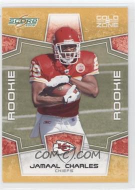 2008 Score - [Base] - Gold Zone #384 - Rookie - Jamaal Charles /400