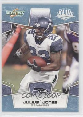 2008 Score - [Base] - Super Bowl XLIII #289 - Julius Jones /250