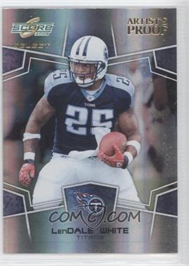 2008 Score Select - [Base] - Artist's Proof #315 - LenDale White /32