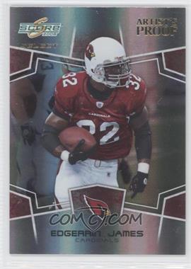 2008 Score Select - [Base] - Artist's Proof #5 - Edgerrin James /32