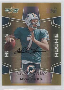 2008 Score Select - [Base] - Gold Zone Signatures #376 - Rookie - Chad Henne /50