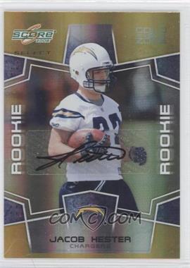 2008 Score Select - [Base] - Gold Zone Signatures #382 - Rookie - Jacob Hester /50