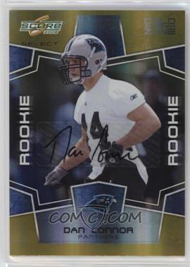 2008 Score Select - [Base] - Gold Zone Signatures #385 - Rookie - Dan Connor /50 [EX to NM]