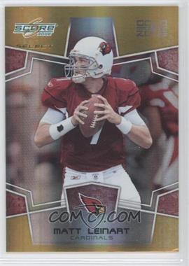 2008 Score Select - [Base] - Gold Zone #1 - Matt Leinart /50