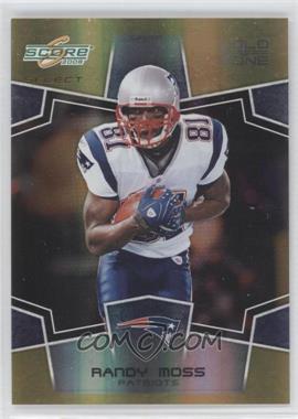 2008 Score Select - [Base] - Gold Zone #183 - Randy Moss /50